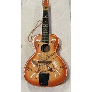 Rare vintage Roy Rogers & Trigger Western Kids Guitar